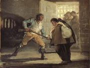 Francisco Goya El Maragato Points a gun oil painting reproduction